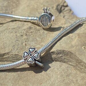 💜 Four Leaf Clover Charm